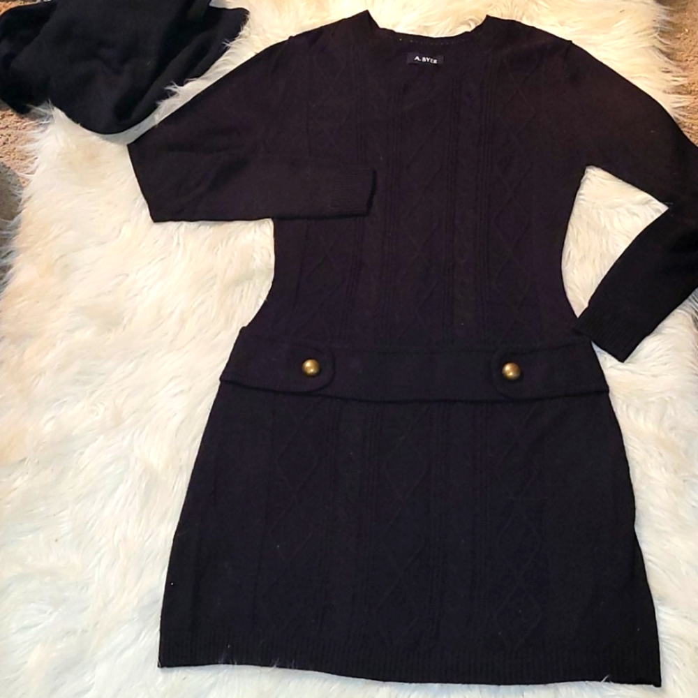 Nwt Adrienne Vittadini V neck sweater free dress - Picture 3 of 13